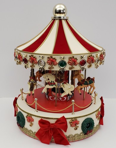 Christmas carousel lights - christmas,