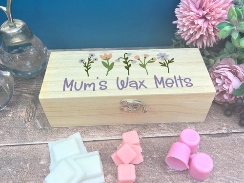 Floral wax melts - storage, box