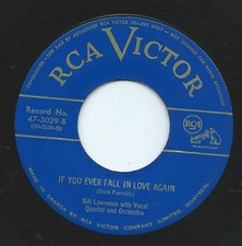 Bill Lawrence - Jealous Heart / If You Ever Fall In Love Again - Used - V8100z