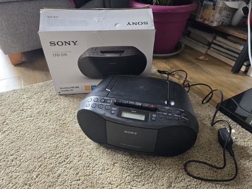 Sony boombox cassette radio - cassette,