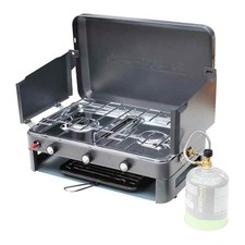 OUTDOOR REVOLUTION CAMPING STOVE TWIN BURNER GAS COOKER & GRILL PROPANE/BUTANE