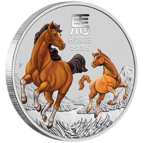 Year the horse silver - year,