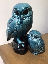 PAIR of POOLE POTTERY BLUE