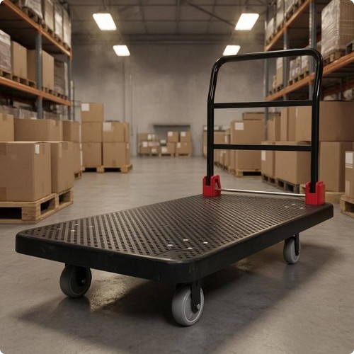 Perforated deck trolley quiet - deck,