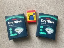 DryEasy Bedwetting Alarm + 14 Huggies DryNites bed mats