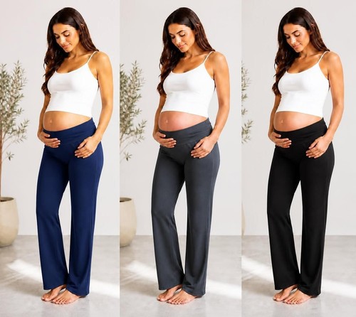 Maternity fold over joggers - fold,