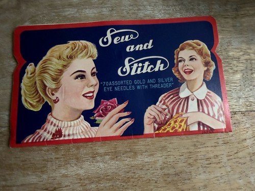 Vintage sew and - sew, gold