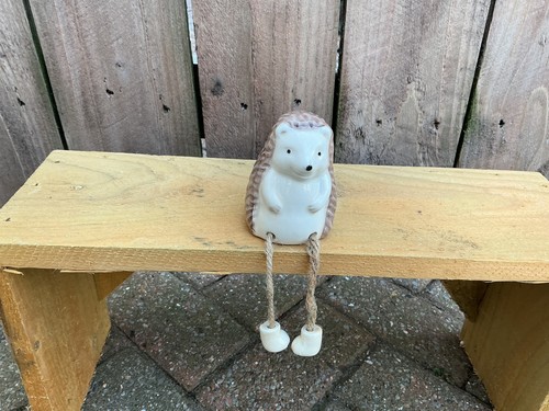 Small ceramic hedgehog with - small,