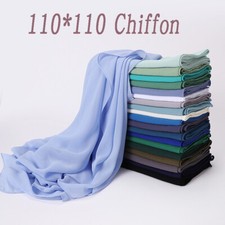 Square Chiffon Hijab Solid
