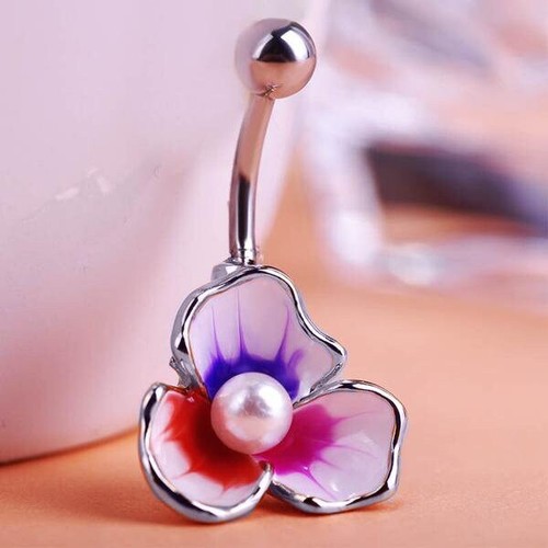 Petals flower faux - flower, pearl