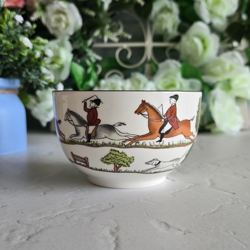 Coalport hunting scene bowl - hunting,