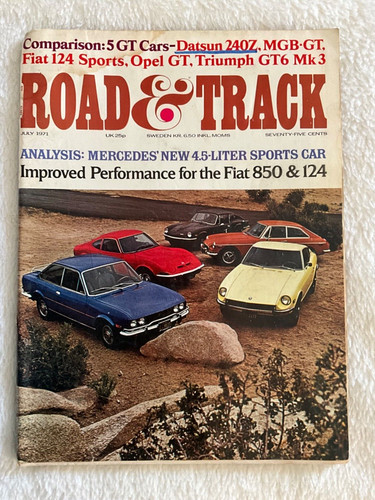 1971 road track surtees - road,