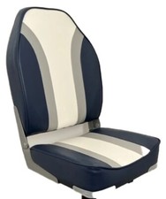 Navy / Grey / White High Back