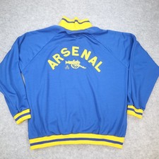 Arsenal Football Jacket Extra Large Toffs Blue Rain 1979 FA Cup Final Tracksuit