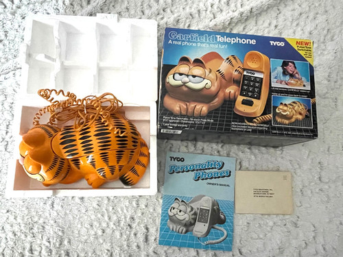 Vintage tyco garfield landline - garfield,