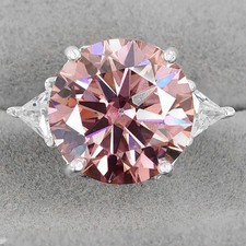 5.15 Ct Pink Diamond Ring With