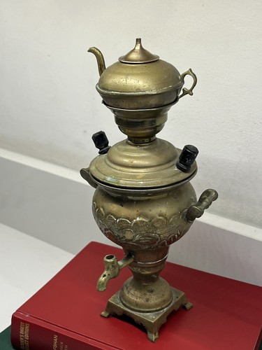 Antique small persian tooled - small,