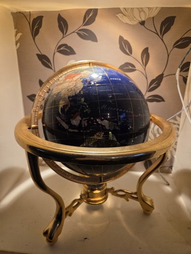 World globe semi - , precious