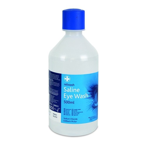 500ml saline solution refill - solution,