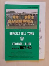 Burgess Hill Town v Steyning Town, Sussex County League, 1979/80