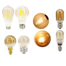 E27 E14 12V 24V 1W 6W Vintage Retro COB LED Filament Light Bulb T22 G40 Lamps UK