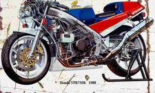 Honda VFR750R 1988 ghosted