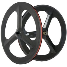 700 carbon tri spoke wheel - 700,