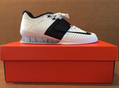 Nike romaleos white black - nike, white/black