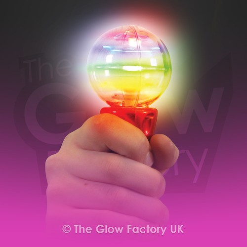 Light disco ball - up, wand