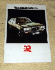 Vauxhall Estate Range 1973, Viva, Magnum 1800-2300, Victor, Ventora, Rare.