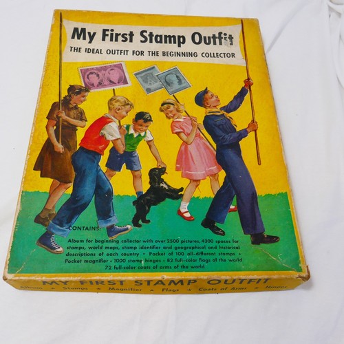 Vintage 1952 first stamp - vintage, "my