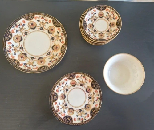 Large vintage imari gilt plate - vintage,