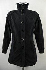 BERGANS OF NORWAY Mandal Lady Jacket Black Zip Neck Softshell Coat size M