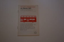 London Transport Timetable - New Type Buses on Route 267 18 Sept 1971