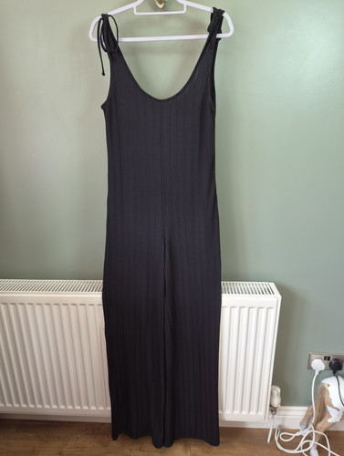 Topshop women black ribbed - black,