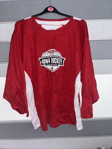 Ref white hockey jersey - &,