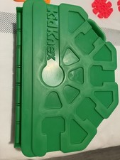 Kid K'nex in green storage box