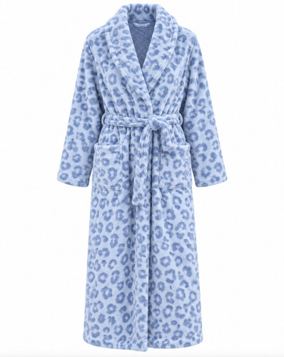 Animal print blue - m&s, shimmer
