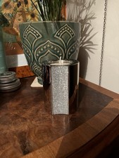 Swarovski Crystal Silver Plated Votive Tealight Holder Candle Holder