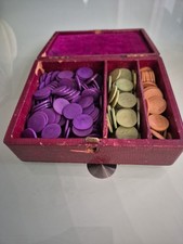 Vintage Poker Chips In Bound