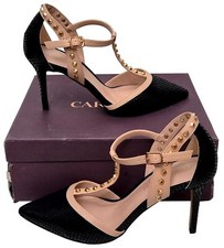 CARVELA WF Kankan Ladies Black High Heels Lovely Strappy Shoes MRP £89.00