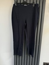 New Ex chain store Classic Dark navy blue straight leg trousers size 18 regular
