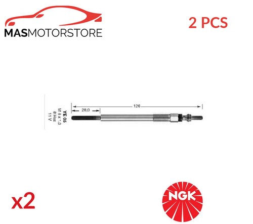 Engine glow plugs ngk - ngk, 91322