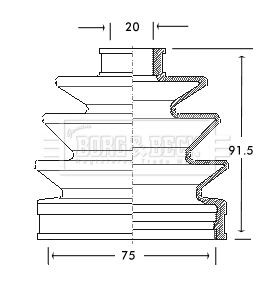 Borg beck bcb2067 wheel - borg,