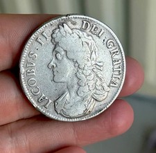 1687 James II Crown - Very Good Condition with Clear Details