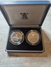1989 2 Silver Proof Coin Set
