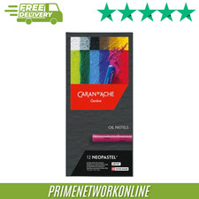 Caran d'Ache Neopastel Extra-Fine Oil Pastels - Box of 12 100% ORIGINAL ⭐⭐⭐⭐⭐