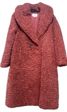*NWOT* Gorgeous NEXT Ladies Faux Fur Rose Pink Teddy Coat Lined Size 22 RRP £75