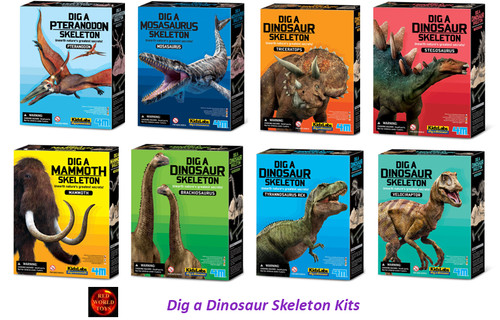 Dig dinosaur skeleton kits - dig, a