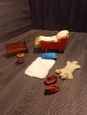 Vintage Dollhouse Rocking Crib